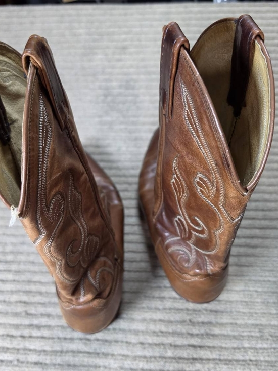 DAN POST MENS BROWN LEATHER WESTERN/COWBOY BOOTS SZ 10 D STYLE 16776 main image 8